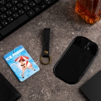 Подарочный набор "Настоящему мужчине" для автомобилиста, набор автоаксессуаров: коврик для телефона, ароматизатор, брелок Подарочный набор "Настоящему мужчине" для автомобилиста, набор автоаксессуаров: коврик для телефона, ароматизатор, брелок