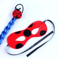 Карнавальный набор &laquo;Божья коровка&raquo;: маска, коса на резинке, перчатки