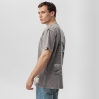 Футболка мужская MIST Earth, цв. серый, р-р M