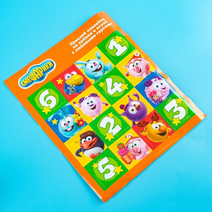 Набор цветных кубиков, «Смешарики», 20 шт., 4×4 см Набор цветных кубиков, «Смешарики», 20 шт., 4×4 см