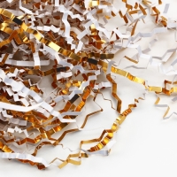 Наполнитель для шаров и подарков, упаковка, &laquo;Золотой фейерверк&raquo; , 15 х 26 см