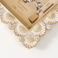 Фоторамка полистоун 13х18 см "Ромашки и веера" песочное золото 19,2х1,7х23,7 см Фоторамка полистоун 13х18 см "Ромашки и веера" песочное золото 19,2х1,7х23,7 см