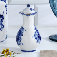 Набор для специй &laquo;Весенний&raquo;, 4 предмета, гжель