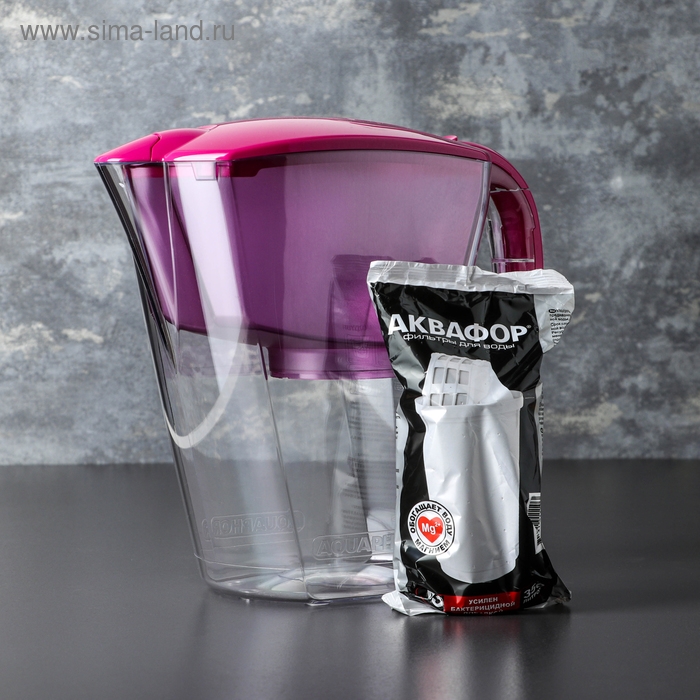 Фильтр-кувшин «Аквафор-Аквамарин», 3,8 л, цвет розовый Фильтр-кувшин «Аквафор-Аквамарин», 3,8 л, цвет розовый