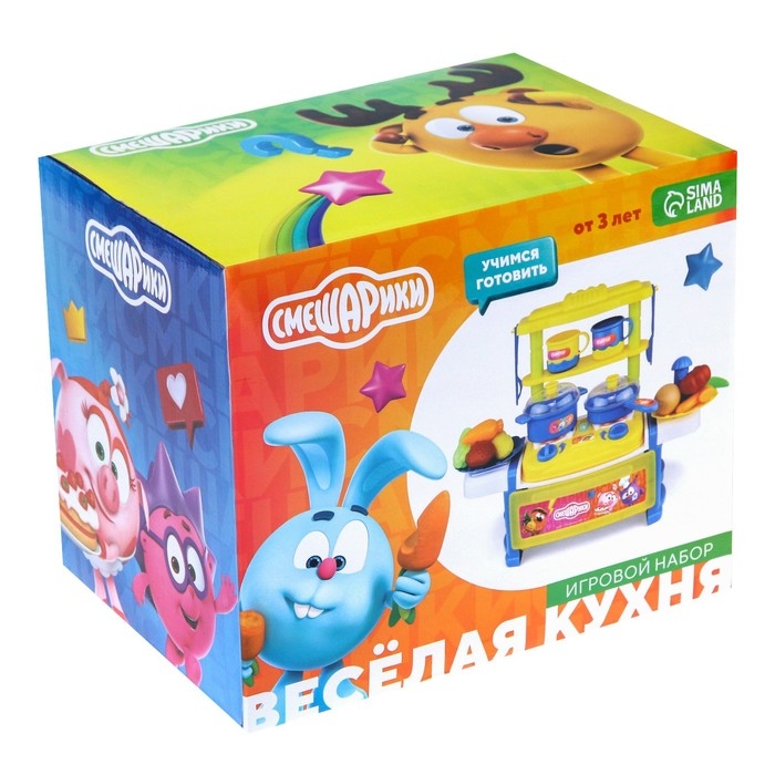 Игровой набор &laquo;Веселая кухня&raquo;, Смешарики