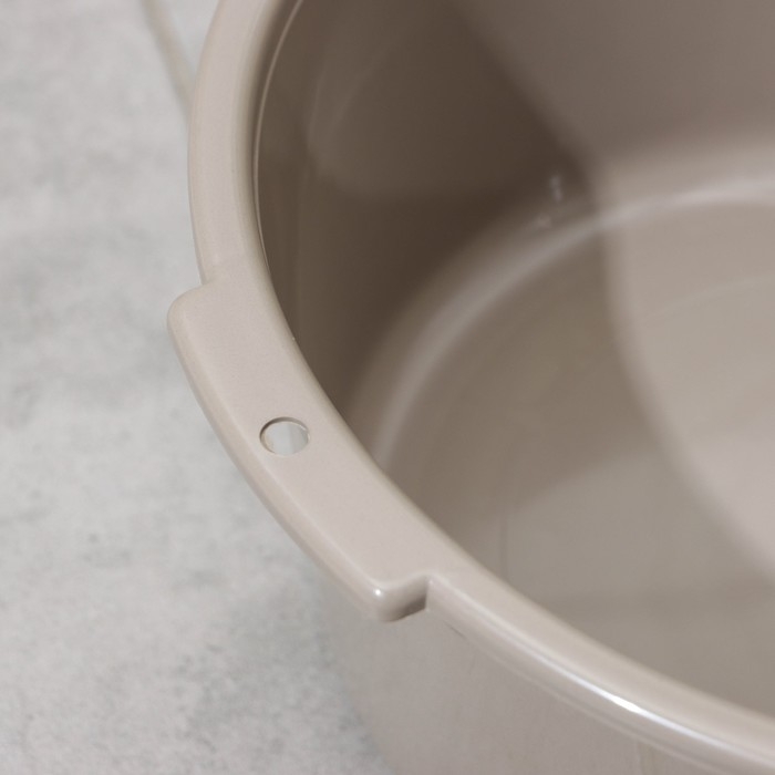 Таз пластиковый круглый , 10 л, цвет микс Таз пластиковый круглый , 10 л, цвет микс