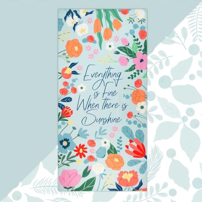 Полотенце Полотенце "Sunshine" 70х146 см, 100% хлопок 160гр/м2