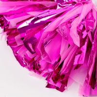 Помпон 1шт, цвет фуксия+ розовый Помпон 1шт, цвет фуксия+ розовый