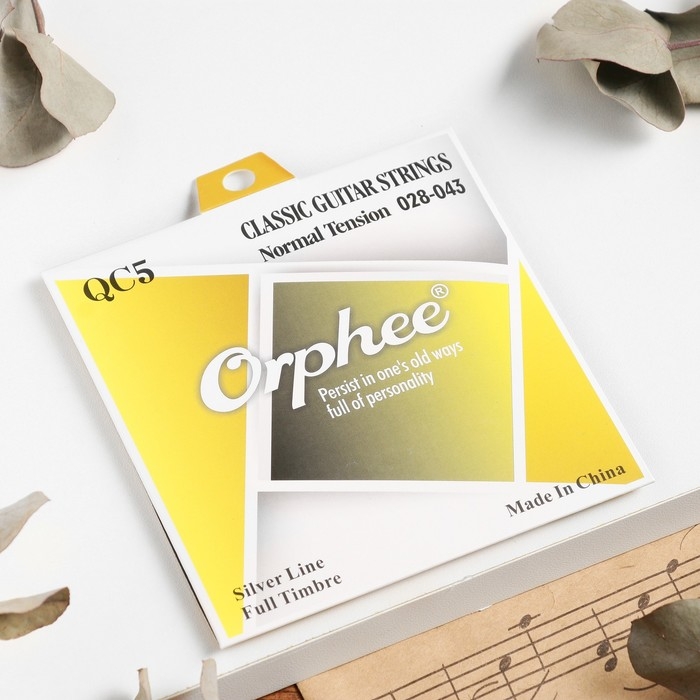 Струны для классической гитары Orphee QC5, 028-043 Струны для классической гитары Orphee QC5, 028-043