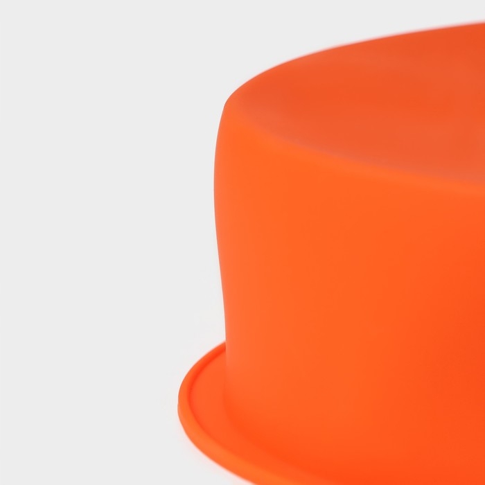 Форма для выпечки Доляна «Круг», силикон, 28×5,5 см, внутренний d=26 см, цвет оранжевый Форма для выпечки Доляна «Круг», силикон, 28×5,5 см, внутренний d=26 см, цвет оранжевый