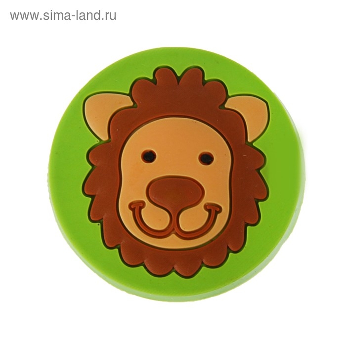 Ручка кнопка детская KID 016, Ручка кнопка детская KID 016, "Львенок", резиновая