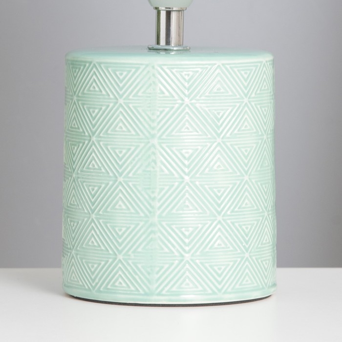 Лампа настольная Лампа настольная "Кито" 1х40Вт Е14 зеленый 13х13х25см