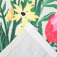 Набор кухонных полотенец Доляна "Букет" 2 шт, 28х46 см, рогожка, 100% хлопок, 160г/м2 Набор кухонных полотенец Доляна "Букет" 2 шт, 28х46 см, рогожка, 100% хлопок, 160г/м2