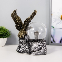 Плазменный шар "Орел" серый 14х9х22 см RISALUX Плазменный шар "Орел" серый 14х9х22 см RISALUX