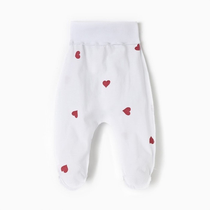 Ползунки детские MINAKU, цвет молочный, рост 68-74 см Ползунки детские MINAKU, цвет молочный, рост 68-74 см