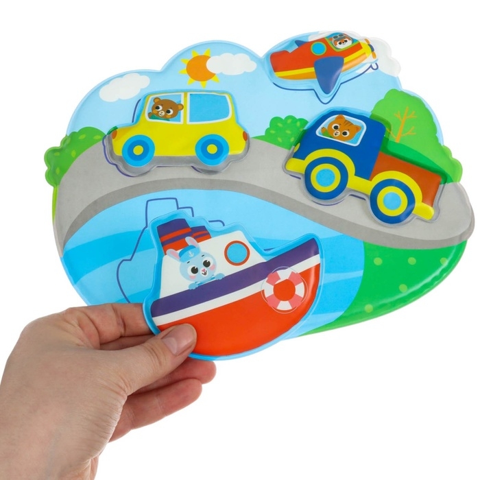 Игрушка развивающая для ванны «Соответствие», основа+ 4 стикера, виды МИКС, Крошка Я Игрушка развивающая для ванны «Соответствие», основа+ 4 стикера, виды МИКС, Крошка Я