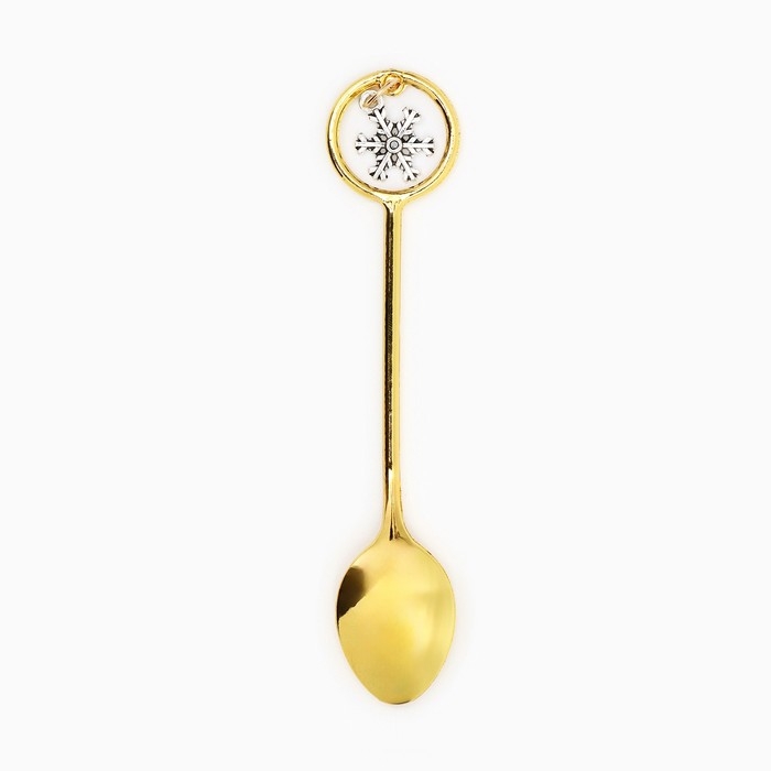 Ложка чайная с подвесом новогодняя «Мечты сбываются» на Новый год, 11,5 х 2 см Ложка чайная с подвесом новогодняя «Мечты сбываются» на Новый год, 11,5 х 2 см