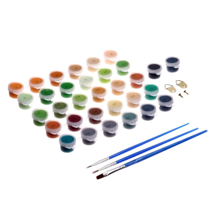 Картина по номерам на холсте с подрамником &laquo;Леопард&raquo;, 40 х 50 см