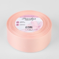 Лента репсовая, 40 мм, 23 &plusmn; 1 м, цвет персиковый №07