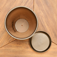 Горшок цветочный "Черное золото" с поддоном, 8л Горшок цветочный "Черное золото" с поддоном, 8л