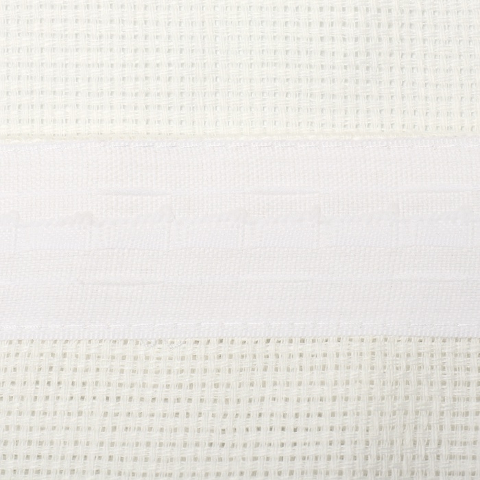 Штора для кухни Этель "Cloudy", 140х270 см, лен 100%,210 гр/м2