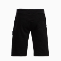 Костюм мужской (футболка/шорты), цвет чёрный/принт МИКС, размер M