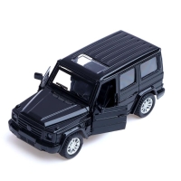 Машина &laquo;Внедорожник&raquo;, инерция, световые и звуковые эффекты, 1:32, цвет чёрный