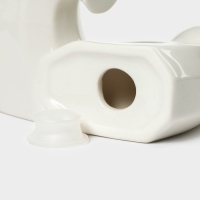 Набор фарфоровый для специй на бамбуковой подставке BellaTenero &laquo;Влюбленность&raquo;, 2 предмета: солонка 40 мл, перечница 40 мл, цвет белый