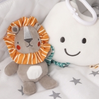 Подвеска музыкальная &laquo;Львенок Леон&raquo;, с пищалкой, на кроватку, коляску, Крошка Я