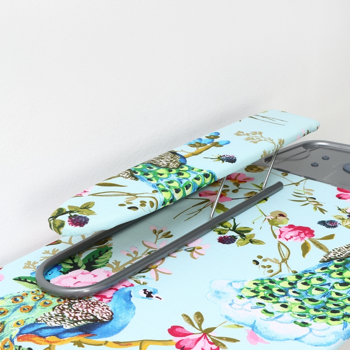 Доска гладильная &laquo;Nika&raquo;, 122&times;40 см, высота до 90 см, европодставка, рисунок МИКС