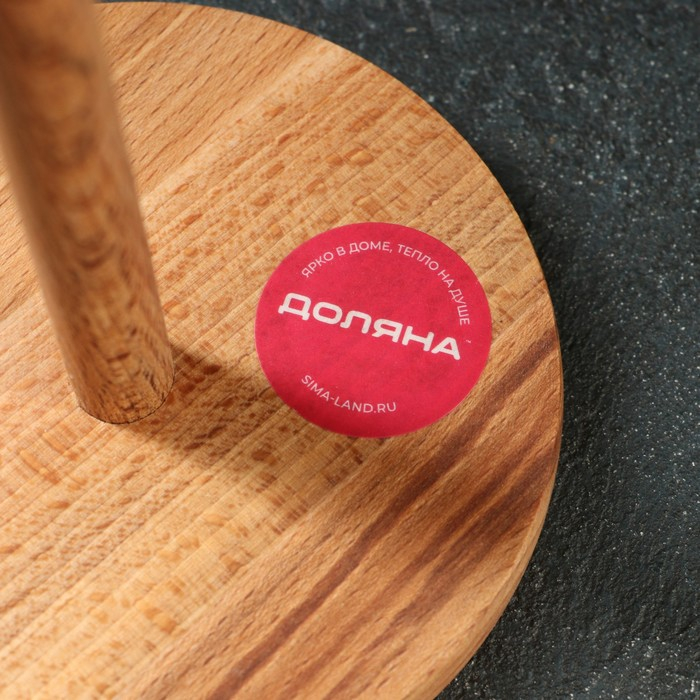 Держатель для кухонных бумажных полотенец, 13&times;25 см, бук, цвет и рисунок микс