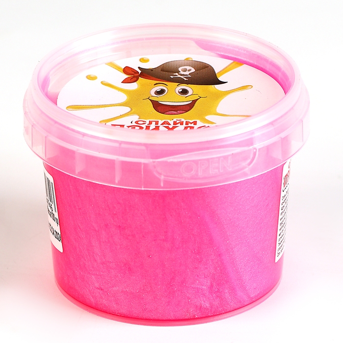 Слайм &laquo;Перламутровый&raquo; розовый 100 г