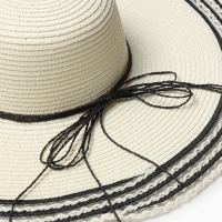 Шляпа женская MINAKU, цв. молочный, р-р 58 Шляпа женская MINAKU, цв. молочный, р-р 58
