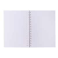 Скетчбук А5, 80 листов на гребне по длинной стороне "На стиле", твёрдая обложка, блок 100 г/м&sup2;