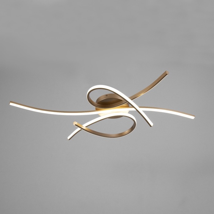 Светильник Светильник "Модес" LED 56Вт 4000К золото 100х50х9 см BayerLux