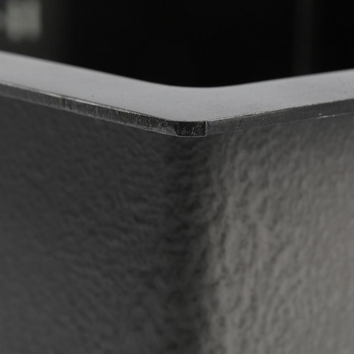 Мойка кухонная AFLORN AF95043F, врезная, S=3,0 и 0,8 мм, 50х43х20 см, сифон, графит