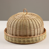 Хлебница круглая с крышкой, D=32 см