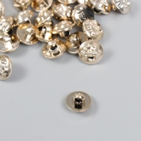 Пуговицы пластик для творчества на ножке "Геральдическая лилия" золото набор 30шт 1,2х1,2 см 94135 Пуговицы пластик для творчества на ножке "Геральдическая лилия" золото набор 30шт 1,2х1,2 см 94135