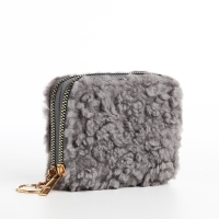 Кошелёк на молнии, цвет серый Кошелёк на молнии, цвет серый