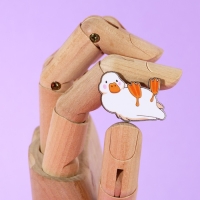 Значок деревянный &laquo;Кря&raquo;, серия мемы , 3,3 х 2,3 см