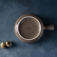 Кокотница фарфоровая Magistro &laquo;Церера&raquo;, 500 мл, d=15 см, цвет коричневый