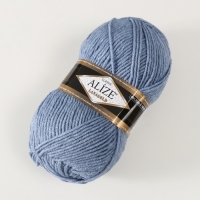 Пряжа "Lanagold" 51% акрил, 49% шерсть 240м/100гр (221 светлый джинс) Пряжа "Lanagold" 51% акрил, 49% шерсть 240м/100гр (221 светлый джинс)