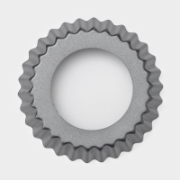 Форма для выпечки Доляна &laquo;Жаклин&raquo;, d=11 см, со съёмным дном, антипригарное покрытие, цвет чёрный