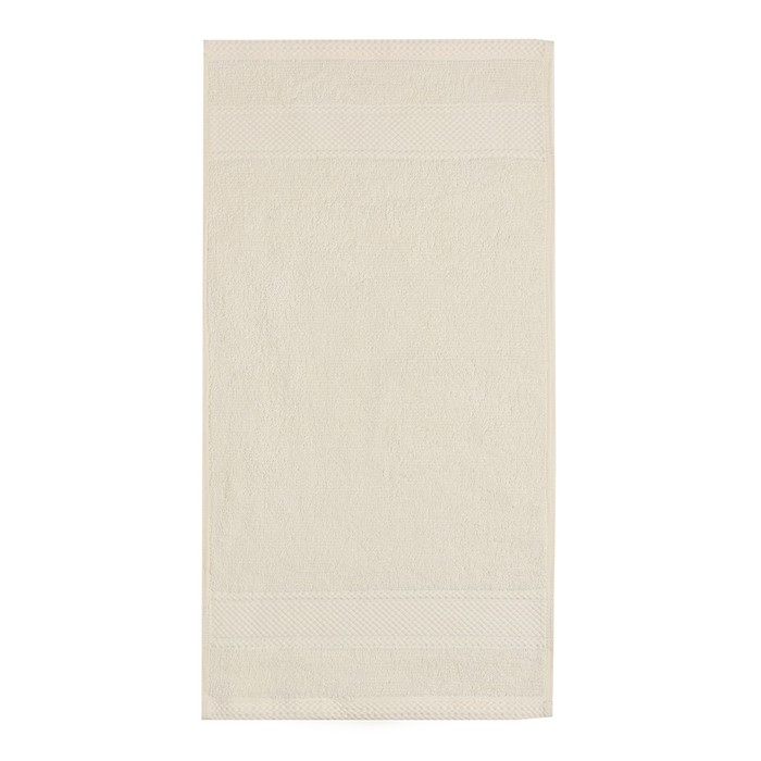 Полотенце махровое LoveLife "Twined" 30х60 см, цвет молочный, 100% хлопок, 420 гр/м2