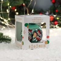 Шар "Зимние птицы2", 80 мм., в подарочной упаковке