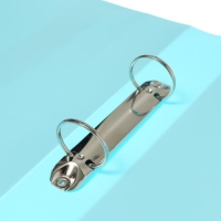 Папка на 2 кольцах А4 Calligrata, 40 мм, 700 мкм, карман на торце, бирюзово-голубой Папка на 2 кольцах А4 Calligrata, 40 мм, 700 мкм, карман на торце, бирюзово-голубой