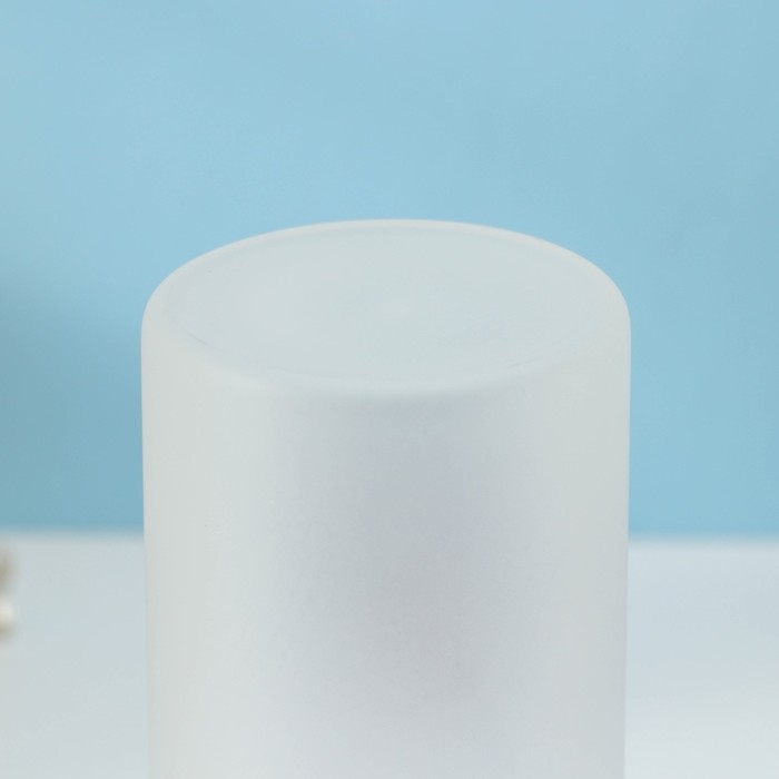 Бутылка для воды стеклянная &laquo;Космос&raquo;, 370 мл, 7&times;17 см, рисунок МИКС, матовое стекло