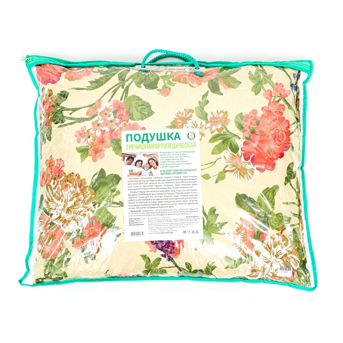 Подушка ортопедическая гречишная, 50 x 60 см Подушка ортопедическая гречишная, 50 x 60 см
