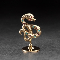 Сувенир «Змея", с кристаллами Сувенир «Змея", с кристаллами