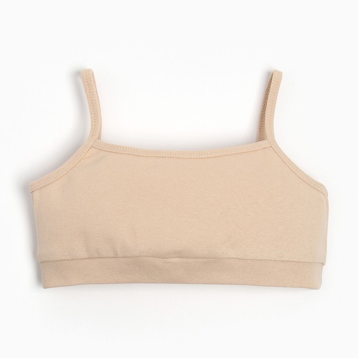 Топ для девочки MINAKU цвет бежевый, рост 152 см